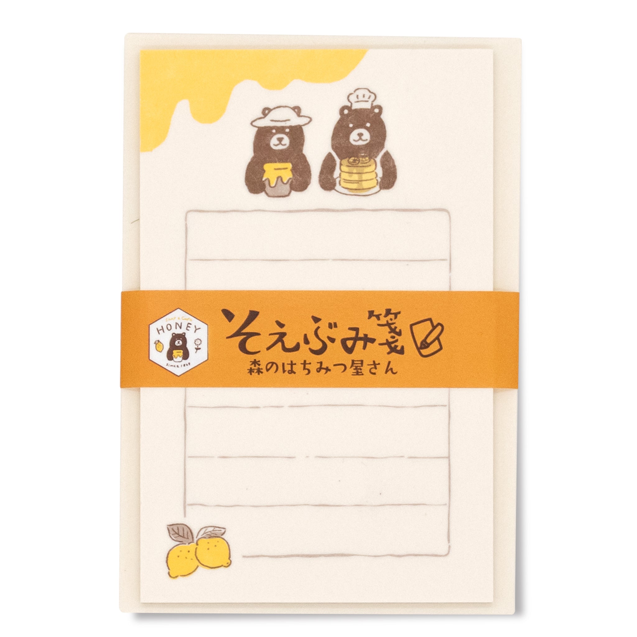 MJオリジナル shop&cafe HONEY そえぶみ箋 森のはちみつ屋さん