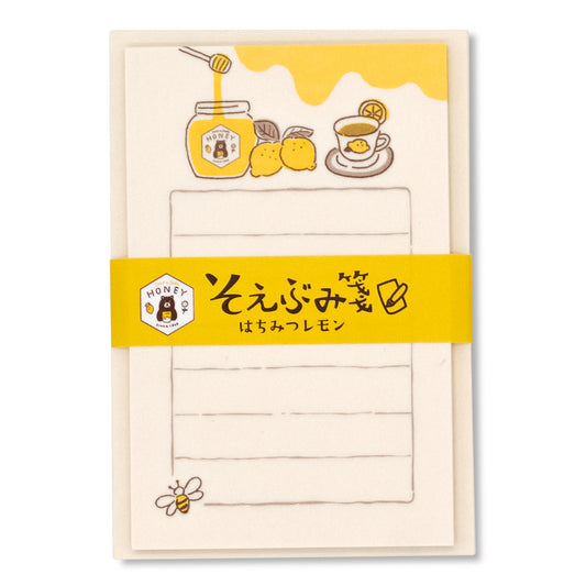 MJオリジナル shop&cafe HONEY そえぶみ箋 はちみつレモン