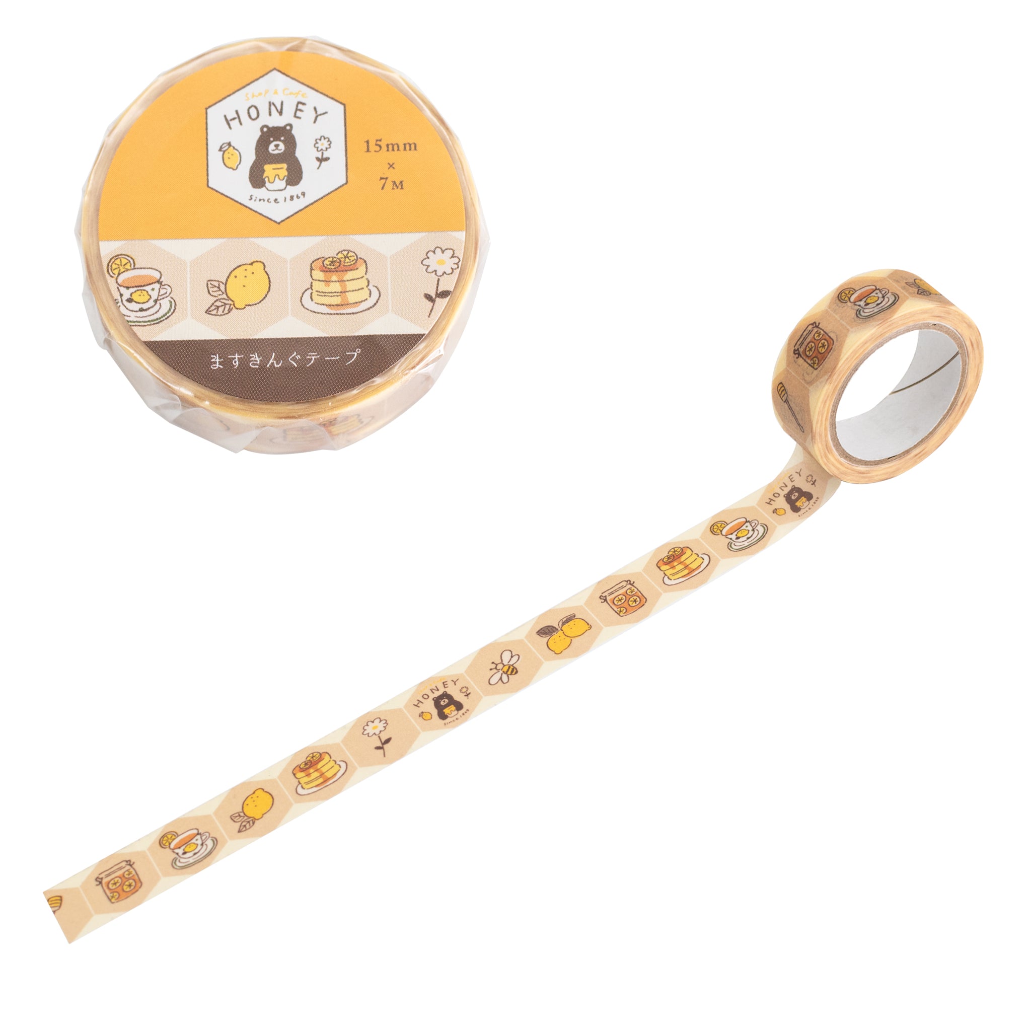 MJオリジナル shop&cafe HONEY ますきんぐテープ 森のはちみつ屋さん