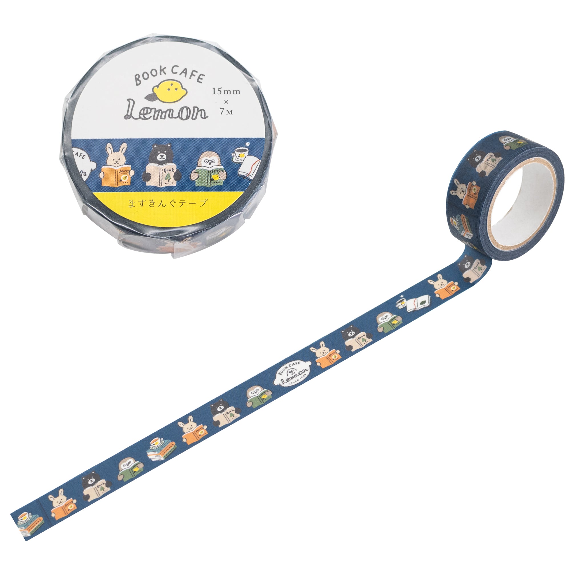 MJオリジナル Book CAFE Lemon ますきんぐテープ reading time
