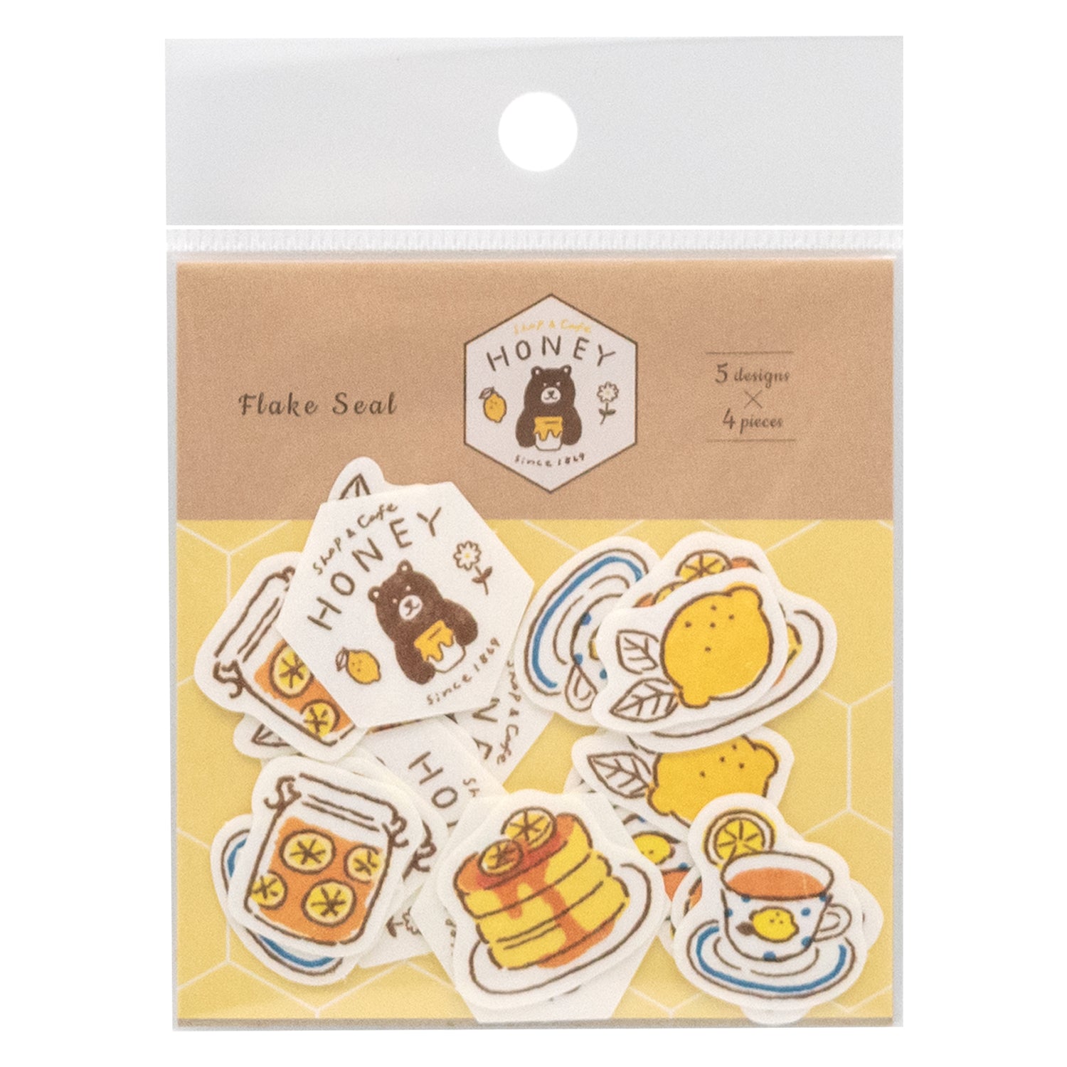 MJオリジナル shop&cafe HONEY 和紙フレークシール 枠