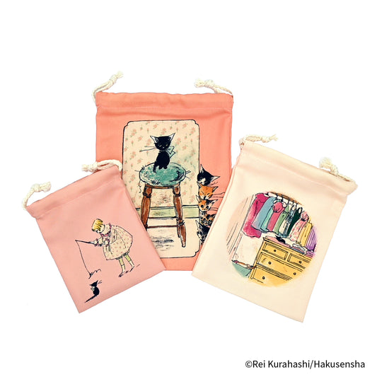 EHONS 3P巾着 くらはしれい 「こねこのトト」