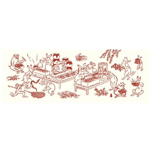 かまわぬ×丸善 オリジナル手拭 鳥獣戯画 土用の丑の日