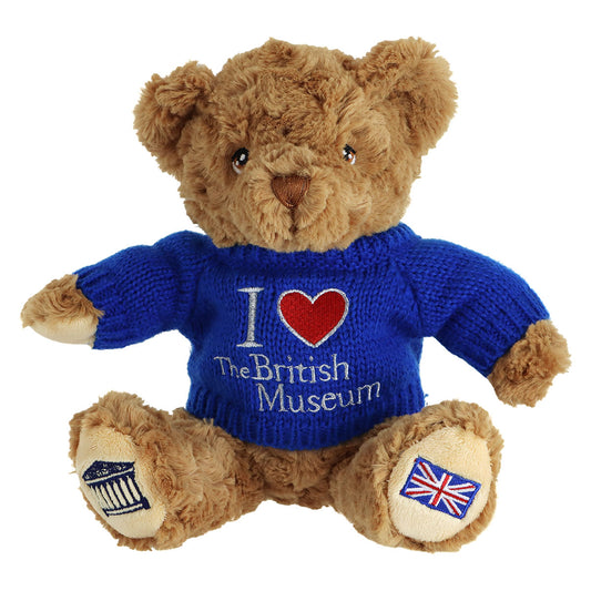 【British Museum】ぬいぐるみ(テディベア:青)