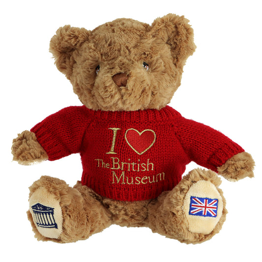 【British Museum】ぬいぐるみ(テディベア:赤)