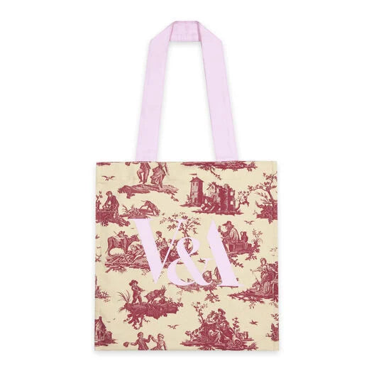 【V&A_O】トートバッグ(マリー・アントワネット・ピンク)