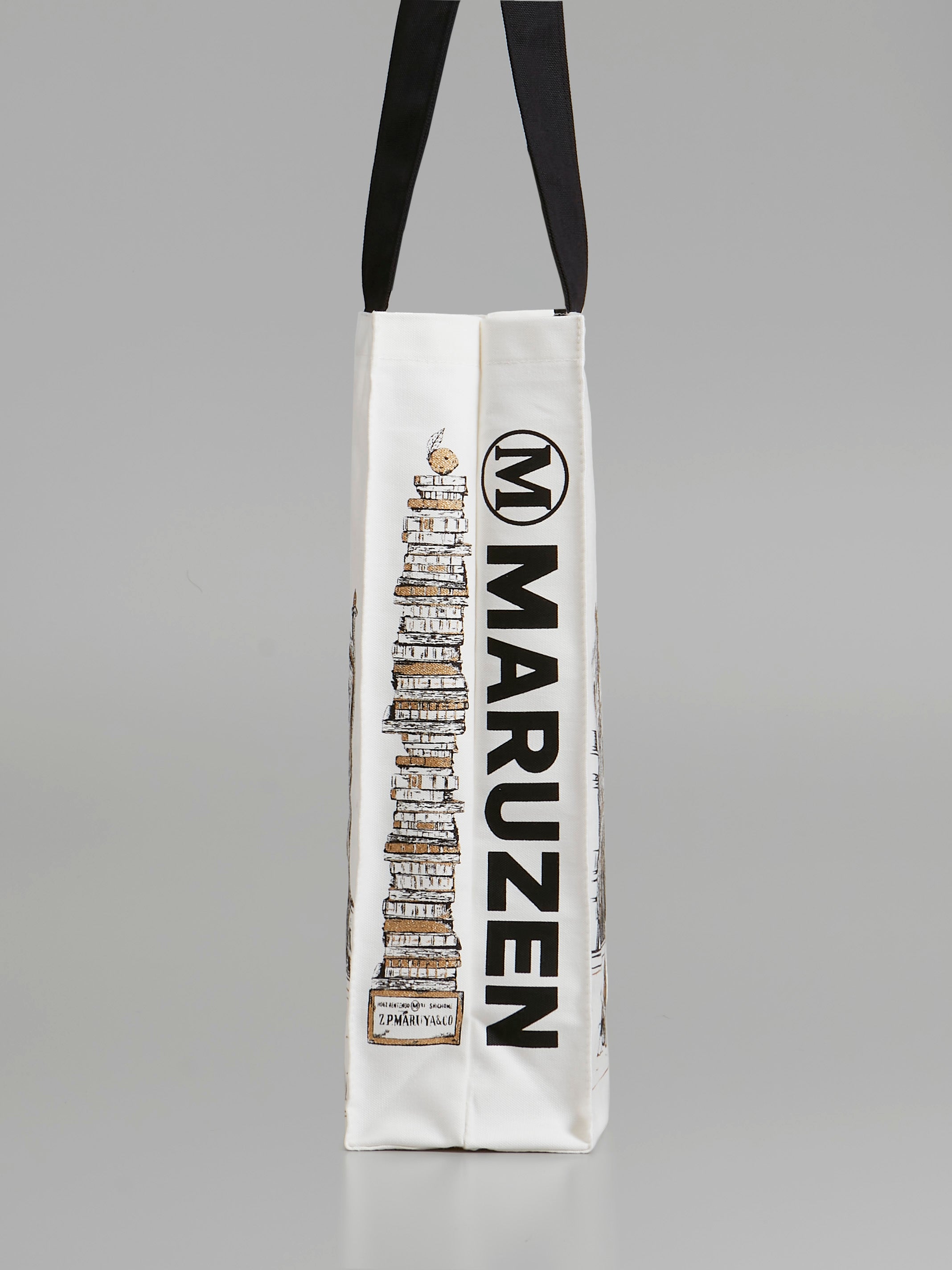 【丸善オリジナル】レガシートートバッグ(白・大)【Victoria Eggs】