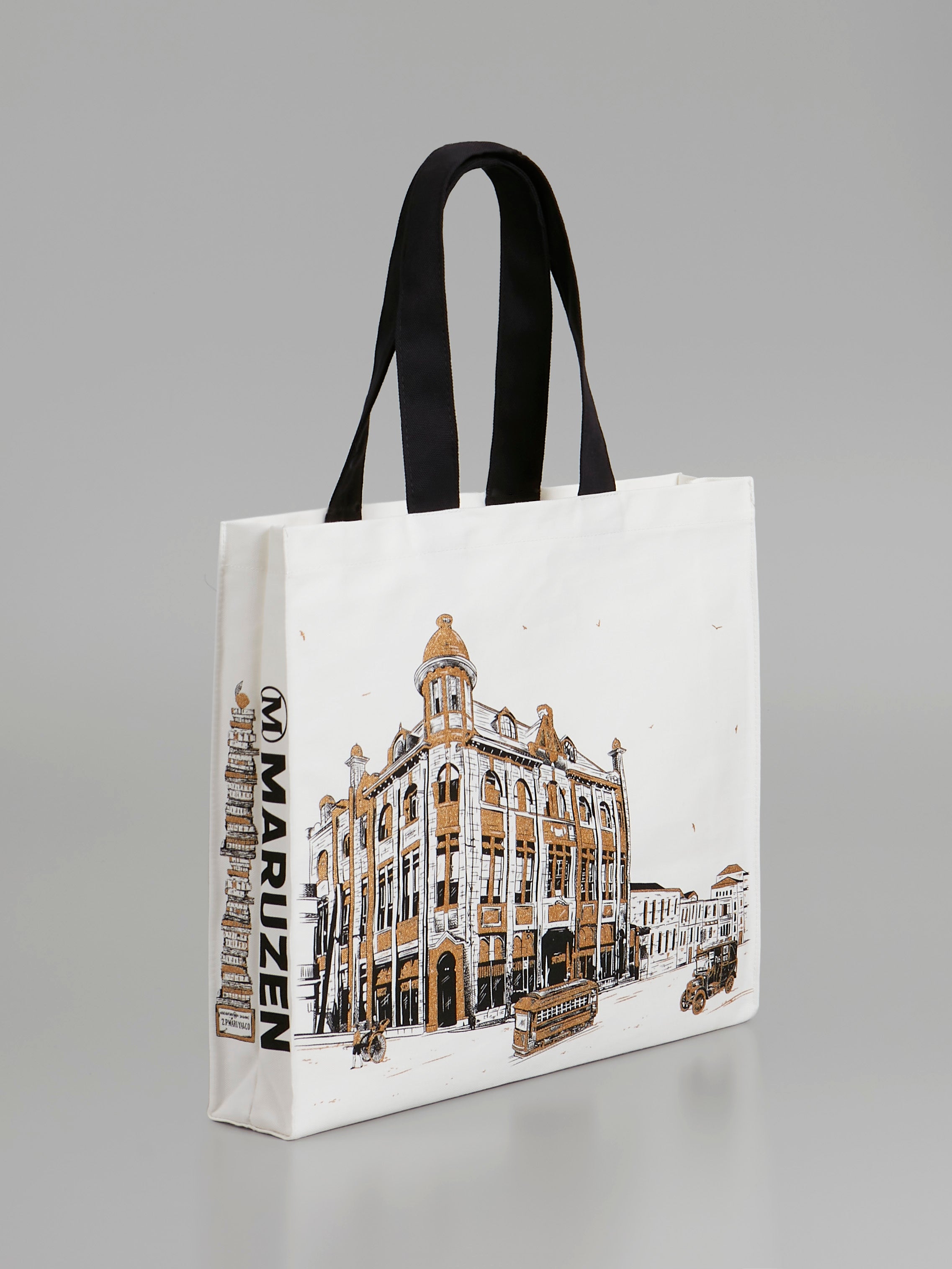 【丸善オリジナル】レガシートートバッグ(白・小)【Victoria Eggs】