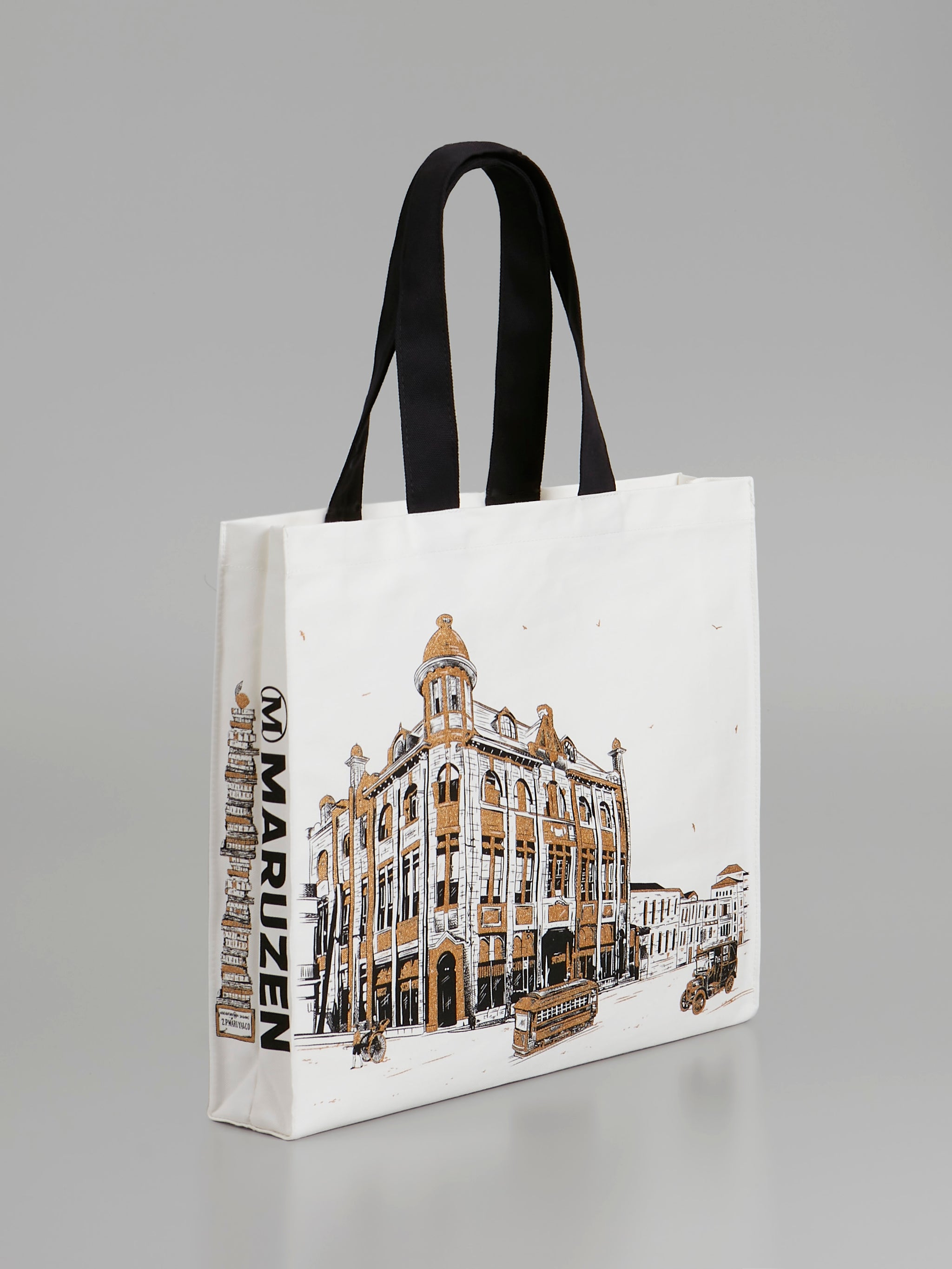 【丸善オリジナル】レガシートートバッグ(白・小)【Victoria Eggs】