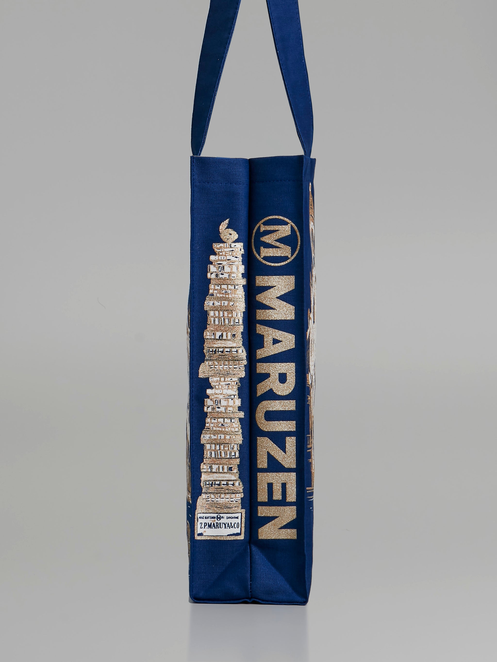 【丸善オリジナル】レガシートートバッグ(紺・大)【Victoria Eggs】