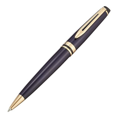 WATERMAN (ウォーターマン) Expert Essential (エキスパートエッセンシャル) ボールペン F(0.8㎜) 油性インク:ブラック プルシアンブルーGT