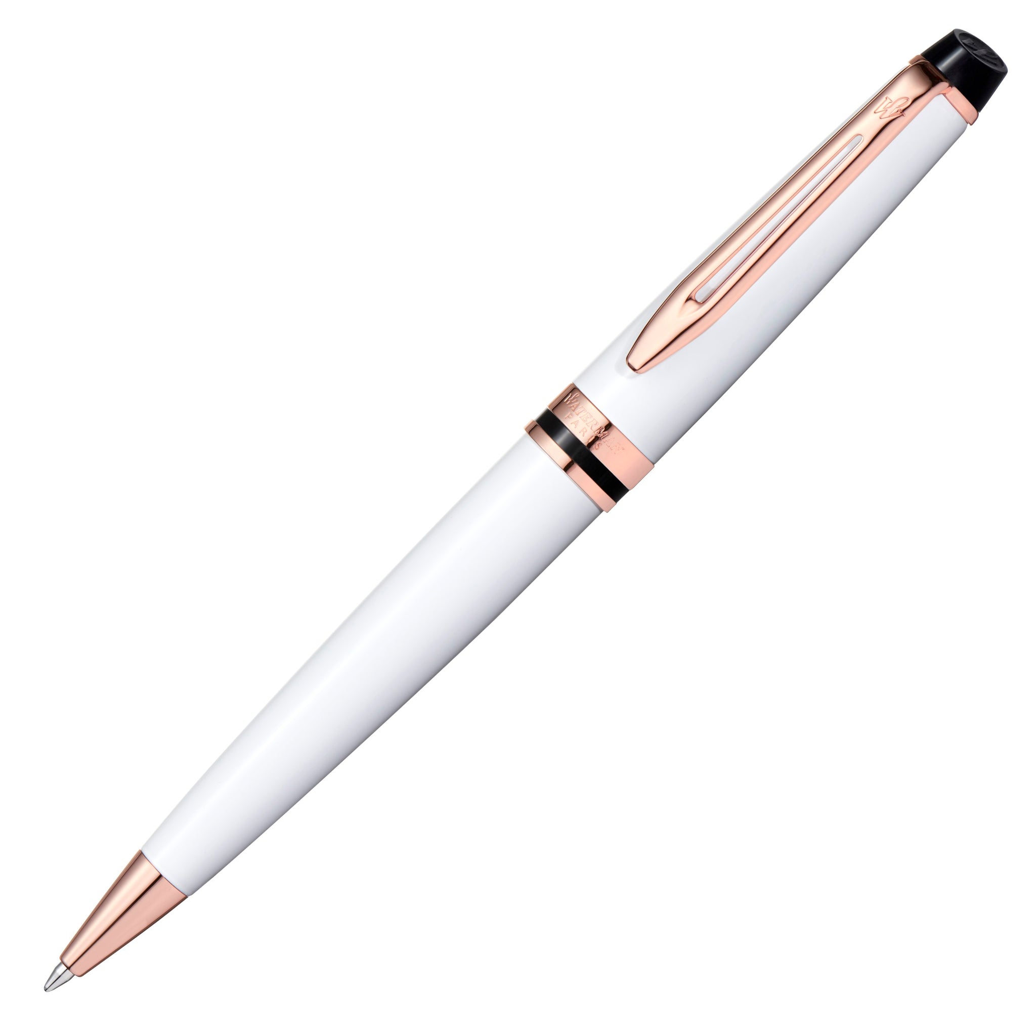 WATERMAN (ウォーターマン) Expert Essential (エキスパートエッセンシャル) ボールペン F(0.8㎜) ツイストタイプ プレシャスホワイトPGT