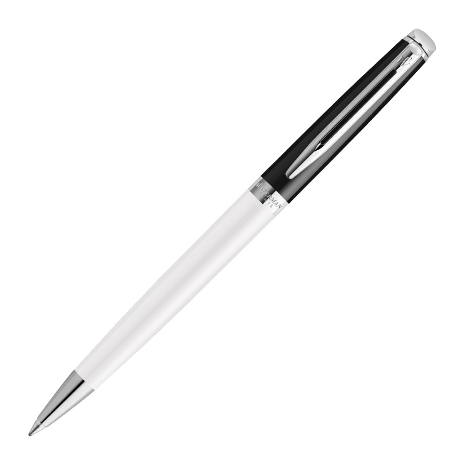 WATERMAN (ウォーターマン) Metropolitan Essential (メトロポリタンエッセンシャル) ボールペン F(0.8㎜) ツイストタイプ ブラックホワイトCT