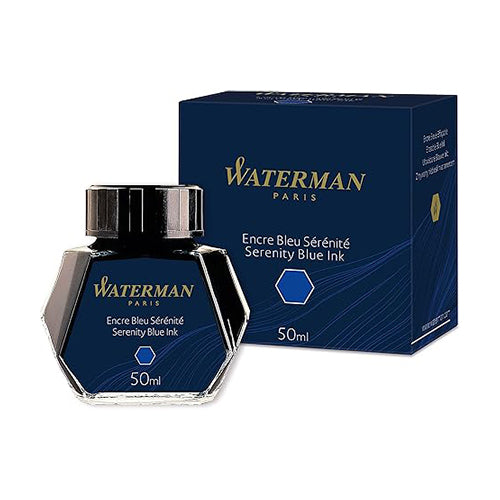 WATERMAN (ウォーターマン) ボトルインク インク セレニティブルー(フロリダブルー) 50ml