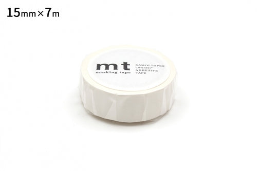mt basic mt 1P マットホワイト マスキングテープ 15mm×7m