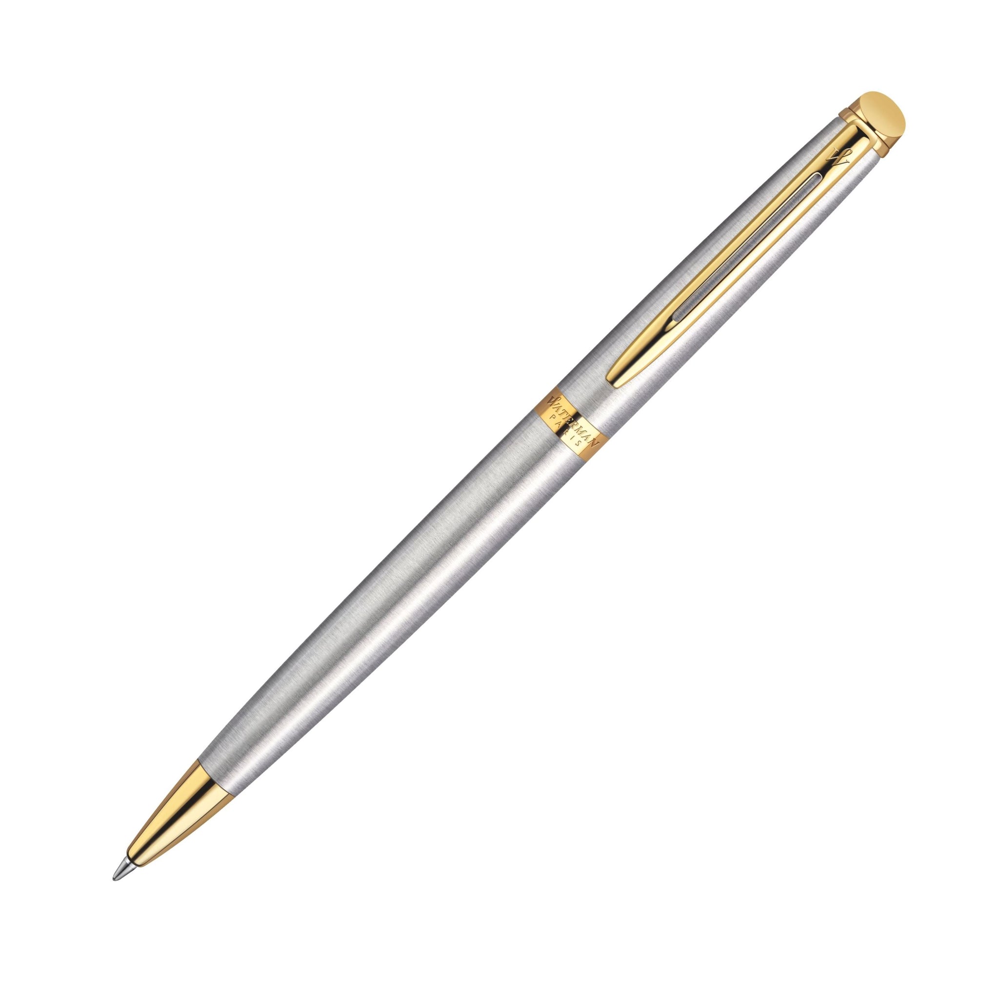 WATERMAN (ウォーターマン) Metropolitan Essential (メトロポリタンエッセンシャル) ボールペン F(0.8㎜) ツイストタイプ ステンレススチール GT