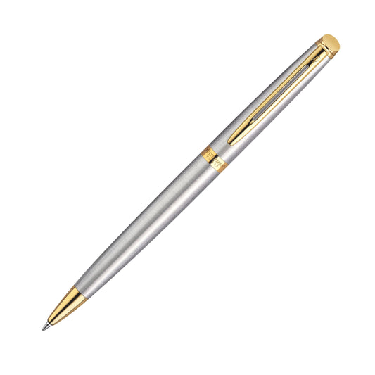 WATERMAN (ウォーターマン) Metropolitan Essential (メトロポリタンエッセンシャル) ボールペン F(0.8㎜) ツイストタイプ ステンレススチール GT