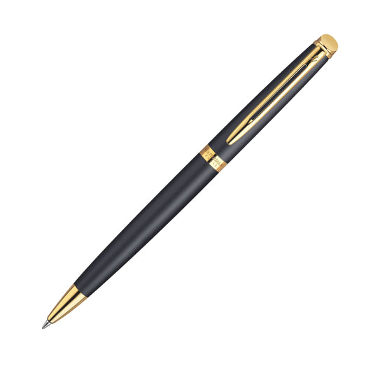 WATERMAN (ウォーターマン) Metropolitan Essential (メトロポリタンエッセンシャル) ボールペン F(0.8㎜) ツイストタイプ マットブラックGT
