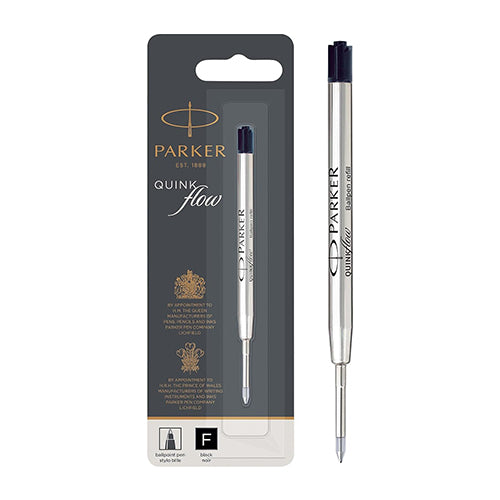 PARKER (パーカー) クインクフロー ボールペン替芯 替芯 F (ボール径0.8mm) ブラック/油性