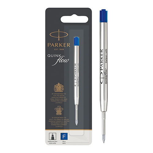 PARKER (パーカー) クインクフロー ボールペン替芯 替芯 F (ボール径0.8mm) ブルー/油性