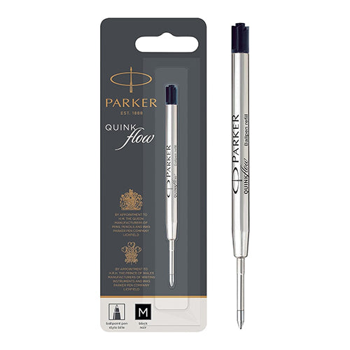 PARKER (パーカー) クインクフロー ボールペン替芯 替芯 M (ボール径 1.0mm) ブラック/油性