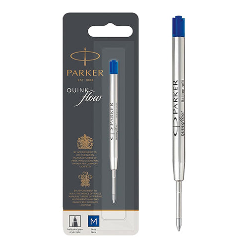 PARKER (パーカー) クインクフロー ボールペン替芯 替芯 M (ボール径 1.0mm) ブルー/油性