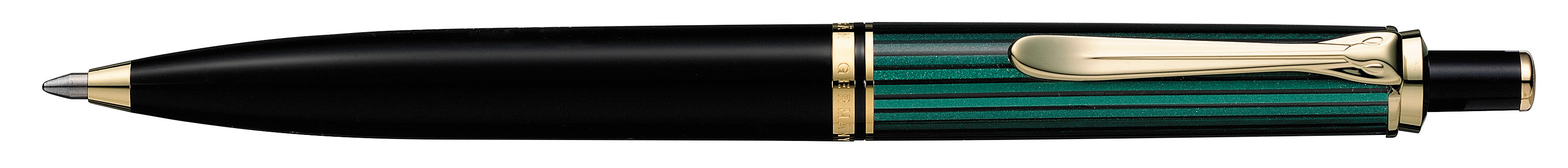 Souveran (スーベレーン) K600 ボールペン M (1.0mm) ツイスト式 グリーンストライプ/ブラック グリーン/ブラック