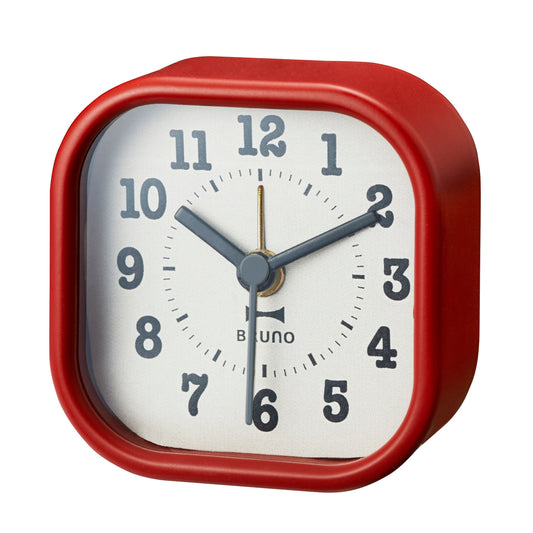 ラウンドリトルクロック レッド