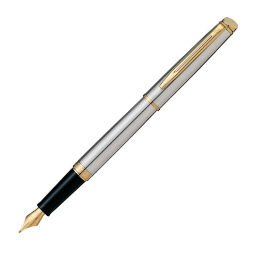 WATERMAN (ウォーターマン) Metropolitan Essential (メトロポリタンエッセンシャル) 万年筆 F ステンレススチールGT
