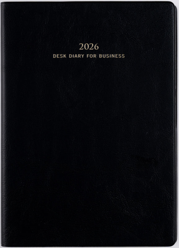 ビジネス日誌 2026年版1月始まり手帳 B5 ウィークリー・セパレート式 黒