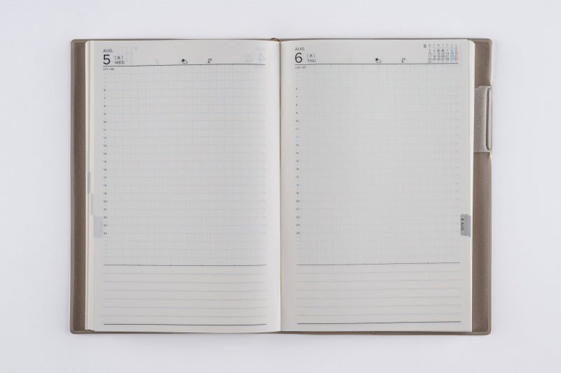 torinco (トリンコ) 1 2026年版1月始まり手帳 B6変型 デイリー・1頁1日記入式 ソフトグレー