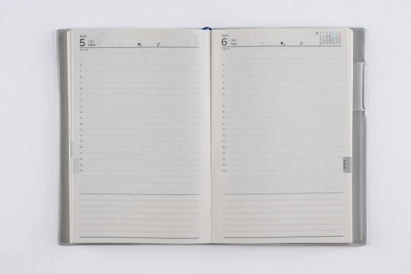 torinco (トリンコ) 1 2026年版1月始まり手帳 B6変型 デイリー・1頁1日記入式 クールブルー