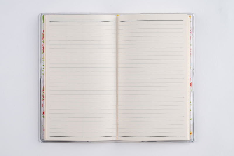 ラフィーネスリム 1 2026年版1月始まり手帳 156×91mm マンスリー・ブロック式 花柄