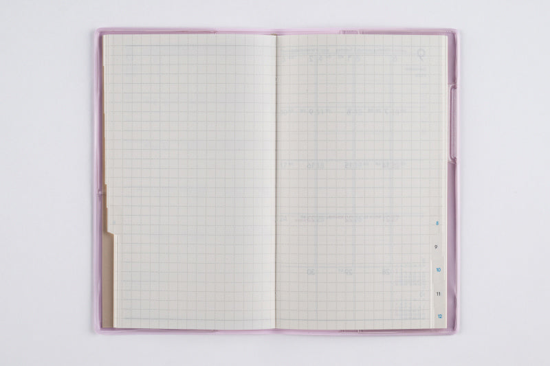 torinco (トリンコ) 3 2026年版1月始まり手帳 156×91mm マンスリー・ブロック式 パステルモーヴ