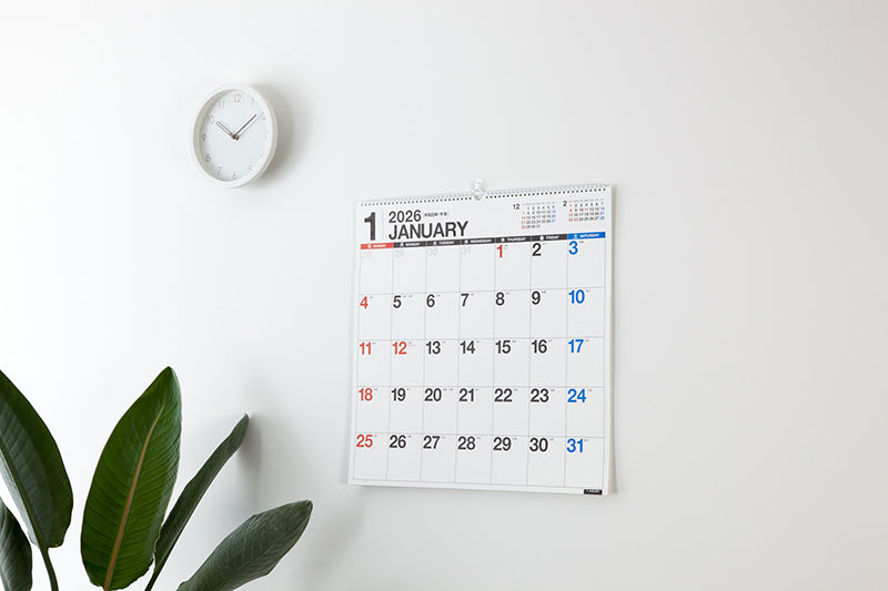 高橋書店 エコカレンダー エコカレンダー 壁掛 B2変型 2026年1月始まりカレンダー B2変型判 壁掛・リング式