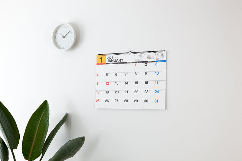 高橋書店 エコカレンダー エコカレンダー 壁掛 B3 2026年1月始まりカレンダー B3判 壁掛・リング式