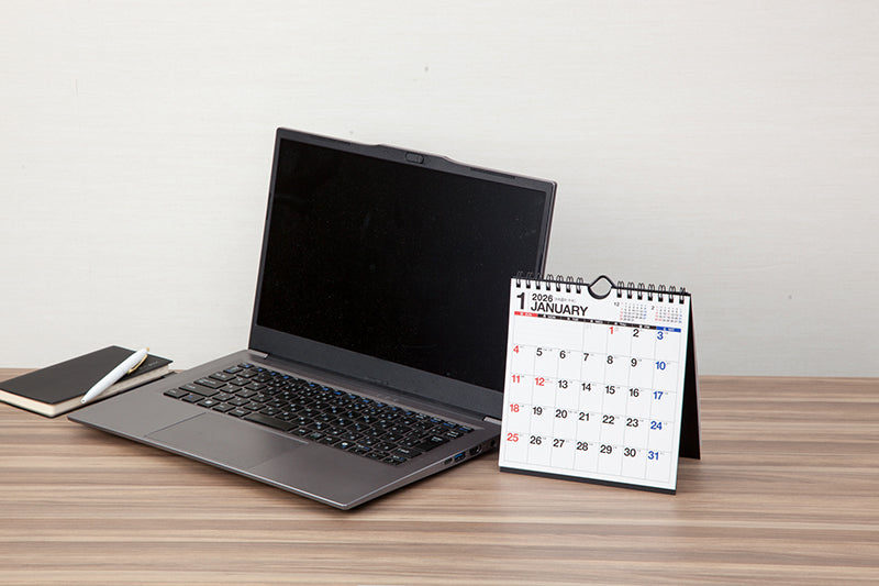 高橋書店 エコカレンダー エコカレンダー 壁掛・卓上兼用 A5変型 2026年1月始まりカレンダー A5変型判 壁掛卓上兼用・リング式