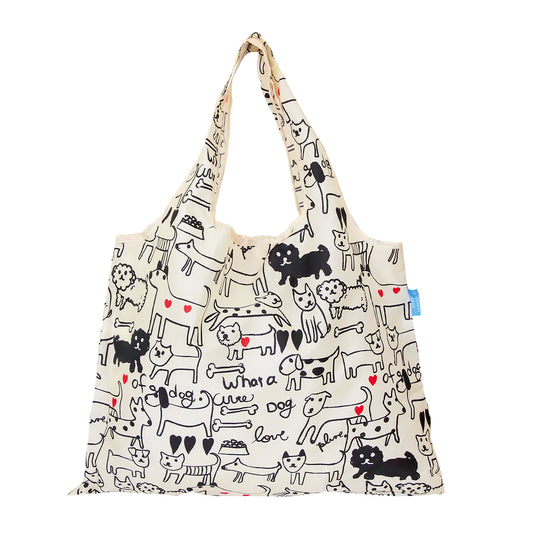 DESIGNERS JAPAN 2way shopping bag モノトーンドッグ