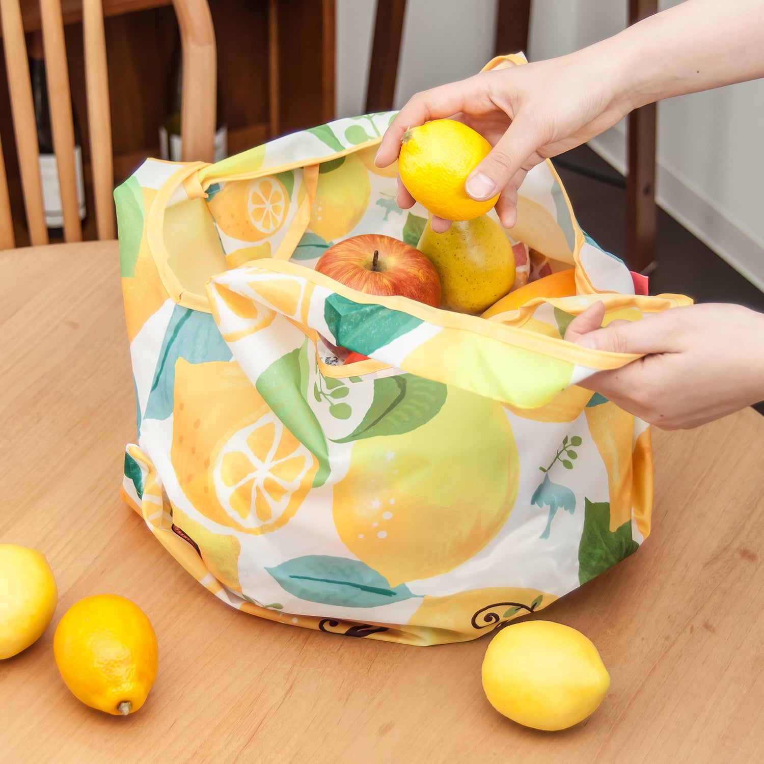 DESIGNERS JAPAN 2way shopping bag Lemon