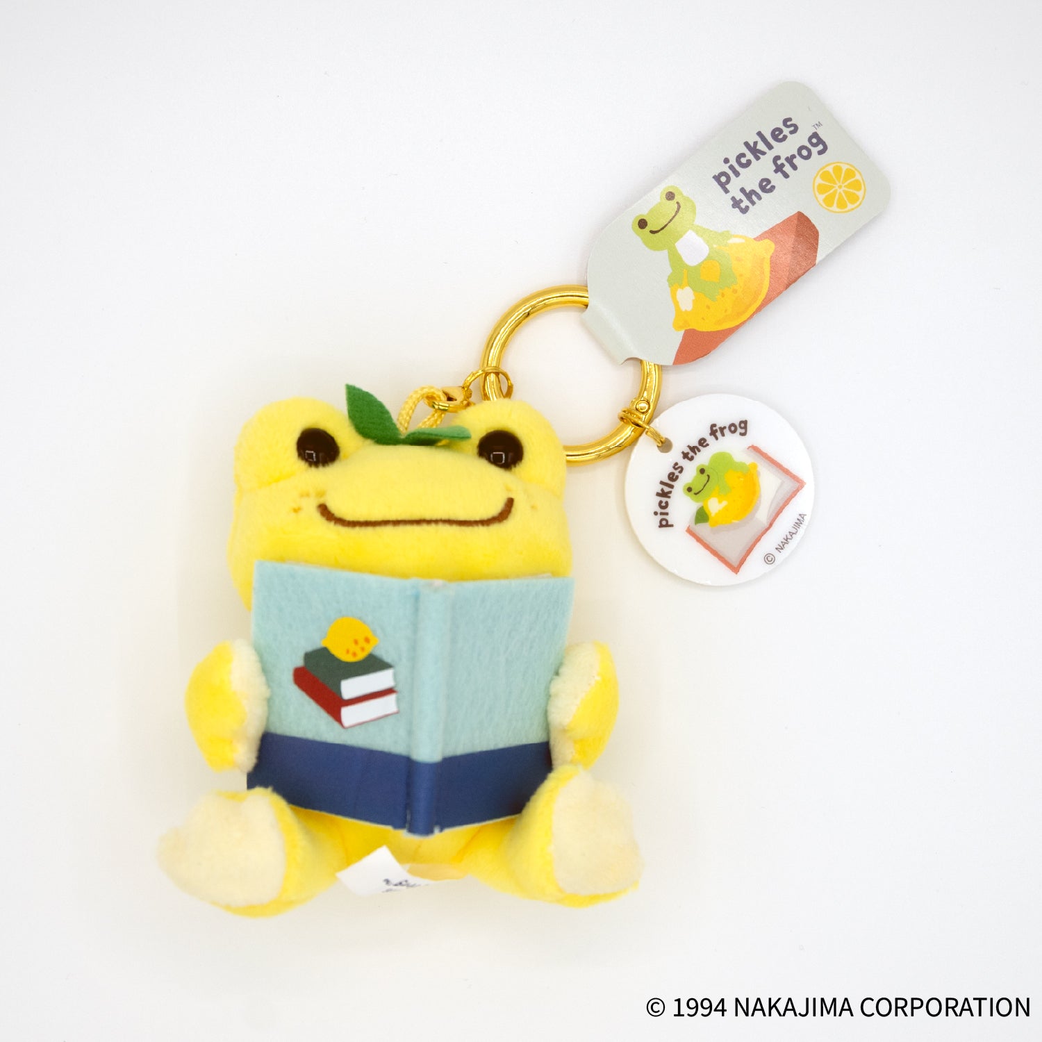 本屋さんのかえるのピクルス カラビナマスコット