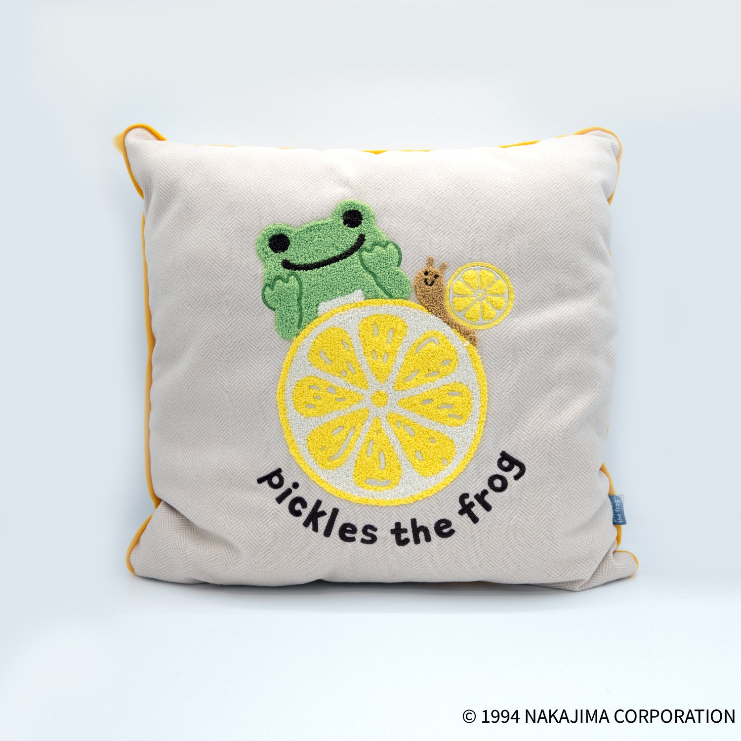 本屋さんのかえるのピクルス クッション