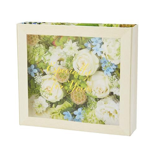 多目的 フラワーボックスホワイト グリーティングカード