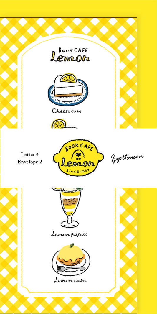 MJオリジナル　Book CAFE Lemon 一筆箋 デザート
