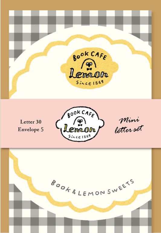 MJオリジナル　Book CAFE Lemon ミニレターセット ラウンド