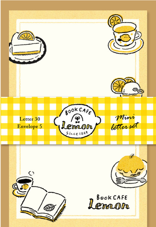 MJオリジナル　Book CAFE Lemon ミニレターセット デザート