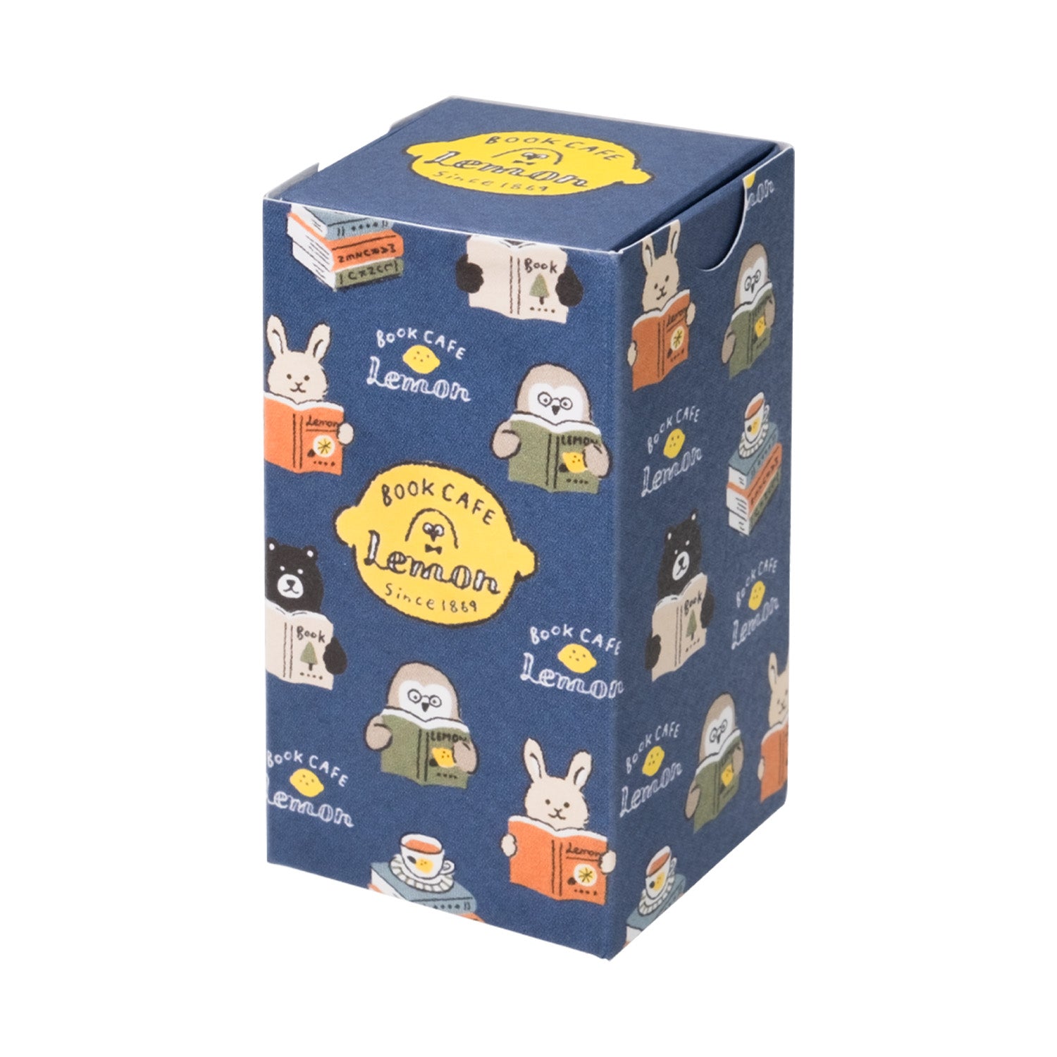 MJオリジナル　Book CAFE Lemon 和紙フレークシール 読書