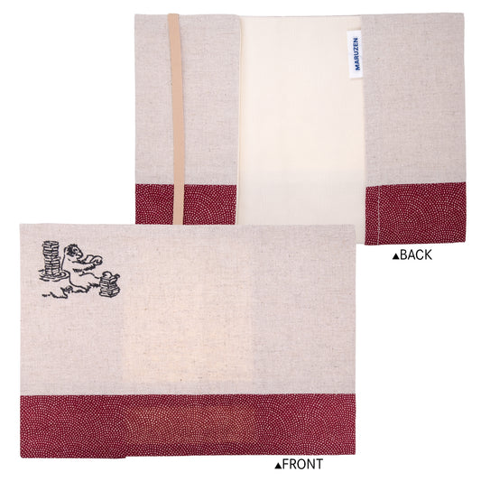 丸善オリジナル モダン鳥獣戯画 ブックカバー 文庫サイズ 積ん読/tsundoku