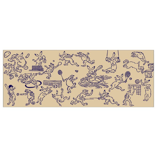 かまわぬ×丸善 オリジナル手拭 鳥獣スポーツ