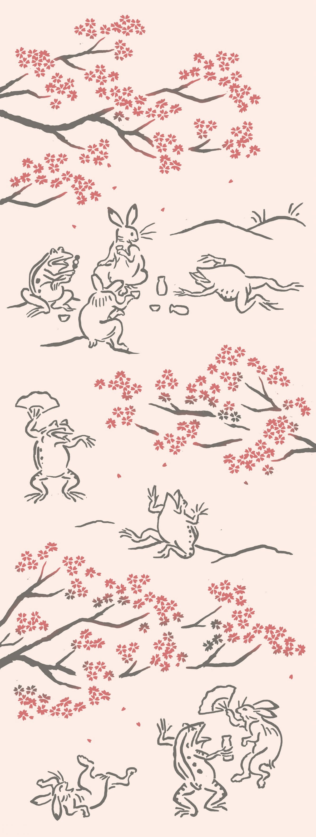 かまわぬ×丸善 オリジナル手拭 鳥獣戯画