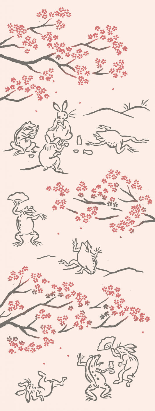 かまわぬ×丸善 オリジナル手拭 鳥獣戯画